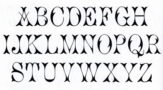 Lettering fonts